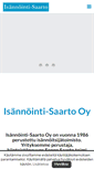 Mobile Screenshot of isannointi-saarto.fi